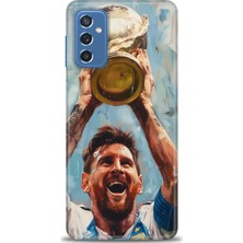 Samsung Galaxy M52 5g Hd Baskılı Kılıf + Seramik Tam Kaplayan Ekran Koruyucu 14