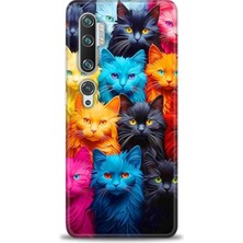 Xiaomi Mi Note 10 Kılıf Hd Baskılı Kılıf + Seramik Tam Kaplayan Ekran Koruyucu 70