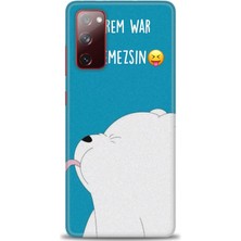 Samsung Galaxy S20 Fe Hd Baskılı Kılıf + Seramik Tam Kaplayan Ekran Koruyucu 152