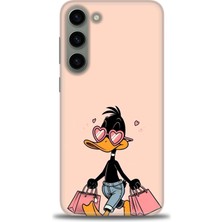 Samsung Galaxy S23 Hd Baskılı Kılıf + Seramik Tam Kaplayan Ekran Koruyucu 405