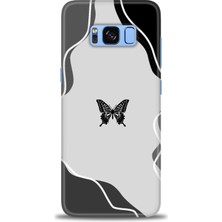 Samsung Galaxy S8 Hd Baskılı Kılıf + Seramik Tam Kaplayan Ekran Koruyucu 186
