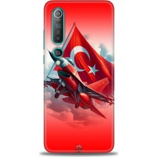 Rulet Xiaomi Mi 10 Kılıf Hd Baskılı Kılıf + Seramik Tam Kaplayan Ekran Koruyucu 38