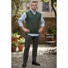 Eren Style Haki V Yaka Süveter (Unisex)