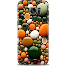 Samsung Galaxy S7 Edge Hd Baskılı Kılıf + Seramik Tam Kaplayan Ekran Koruyucu 348