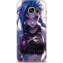 Samsung Galaxy S7 Edge Hd Baskılı Kılıf + Seramik Tam Kaplayan Ekran Koruyucu 276