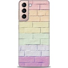 Rulet Samsung Galaxy S21 Plus Hd Baskılı Kılıf + Seramik Tam Kaplayan Ekran Koruyucu 434