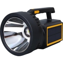 W5193 Solar Şarjlı El Feneri Uzun Mesafe Işıldak