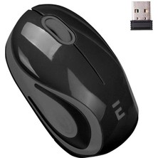 Everest SMW-555 Kablosuz Mouse 1200 Dpı 2.4ghz USB Siyah Hızlı Kullanım İçin Tasarlandı