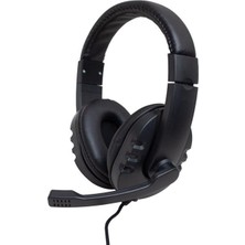 Hello 3.5 mm Stereo Kablolu Ledli Mikrofonlu Siyah Gaming Oyuncu Kulaklık HL-5351