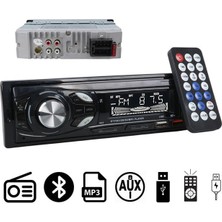 Carstar CS-107 Çift Usb/sd/fm/aux/bluetooth Kumandalı Oto Teyp 4X60 Watt