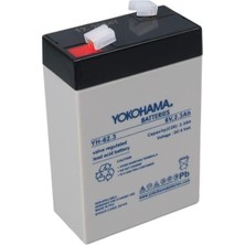 Yokohama Yh-62.3 6 Volt - 2.3 Amper Akü (90X43X38 Mm)