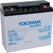 Yokohama YH-121.8 12 Volt - 18 Amper Akü (181X76X167 Mm)