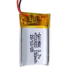 501825 3.7 Volt 150 Mah Lityum Polimer Pil
