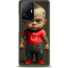 Rulet Xiaomi Mi 11T Pro Kılıf Hd Baskılı Kılıf + Seramik Tam Kaplayan Ekran Koruyucu 244