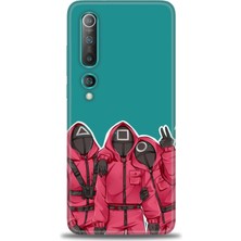 Xiaomi Mi 10 Kılıf Hd Baskılı Kılıf + Seramik Tam Kaplayan Ekran Koruyucu 290
