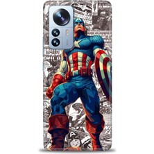 Xiaomi Mi 12 Pro Kılıf Hd Baskılı Kılıf + Seramik Tam Kaplayan Ekran Koruyucu 91