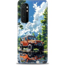 Rulet Xiaomi Mi Note 10 Lite Kılıf Hd Baskılı Kılıf + Seramik Tam Kaplayan Ekran Koruyucu 107