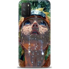 Rulet Xiaomi Poco M3 Kılıf Hd Baskılı Kılıf + Seramik Tam Kaplayan Ekran Koruyucu 258