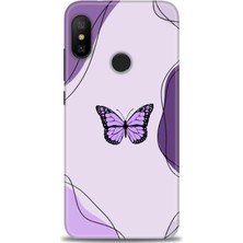 Xiaomi Mi A2 Lite Kılıf Hd Baskılı Kılıf + Seramik Tam Kaplayan Ekran Koruyucu 182