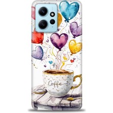 Rulet Xiaomi Redmi Note 12 4g Hd Baskılı Kılıf + Seramik Tam Kaplayan Ekran Koruyucu 411