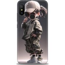 Xiaomi Mi A2 Lite Kılıf Hd Baskılı Kılıf + Seramik Tam Kaplayan Ekran Koruyucu 254