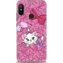 Xiaomi Mi A2 Lite Kılıf Hd Baskılı Kılıf + Seramik Tam Kaplayan Ekran Koruyucu 215