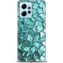 Xiaomi Redmi Note 12 4g Hd Baskılı Kılıf + Seramik Tam Kaplayan Ekran Koruyucu 335