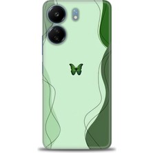 Xiaomi Poco C65 Kılıf Hd Baskılı Kılıf + Seramik Tam Kaplayan Ekran Koruyucu 187