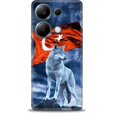 Xiaomi Redmi Note 13 Pro 4g Hd Baskılı Kılıf + Seramik Tam Kaplayan Ekran Koruyucu 36