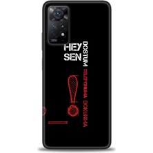 Xiaomi Redmi Note 11 Pro 4g Hd Baskılı Kılıf + Seramik Tam Kaplayan Ekran Koruyucu 392