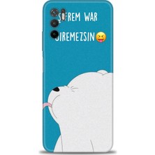 Rulet Xiaomi Poco M3 Pro Kılıf Hd Baskılı Kılıf + Seramik Tam Kaplayan Ekran Koruyucu 152