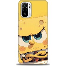 Xiaomi Redmi Note 10S Hd Baskılı Kılıf + Seramik Tam Kaplayan Ekran Koruyucu 459