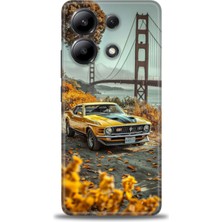 Rulet Xiaomi Redmi Note 13 4g Hd Baskılı Kılıf + Seramik Tam Kaplayan Ekran Koruyucu 105