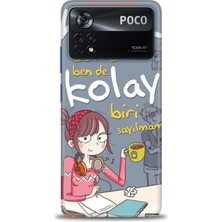 Rulet Xiaomi Poco X4 Pro 5g Kılıf Hd Baskılı Kılıf + Seramik Tam Kaplayan Ekran Koruyucu 163