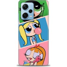 Xiaomi Redmi Note 12 Pro Plus Hd Baskılı Kılıf + Seramik Tam Kaplayan Ekran Koruyucu 125