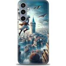 Rulet Samsung Galaxy S24 Hd Baskılı Kılıf + Seramik Tam Kaplayan Ekran Koruyucu 224