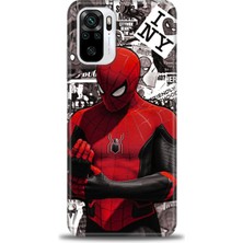 Xiaomi Redmi Note 10S Hd Baskılı Kılıf + Seramik Tam Kaplayan Ekran Koruyucu 95