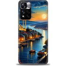 Rulet Xiaomi Redmi Note 11 Pro Plus Hd Baskılı Kılıf + Seramik Tam Kaplayan Ekran Koruyucu 222