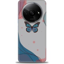 Xiaomi Redmi A3 4g 2024 Hd Baskılı Kılıf + Seramik Tam Kaplayan Ekran Koruyucu 185