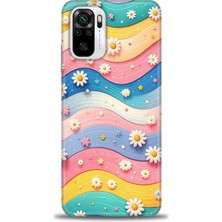 Rulet Xiaomi Redmi Note 10S Hd Baskılı Kılıf + Seramik Tam Kaplayan Ekran Koruyucu 418