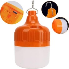 Ledx LN-OR30G 30 Watt Type-C Şarjlı Taşınabilir Asma Kancalı Kamp Çadır Lambası 6500K 1200MAH 3 Mod