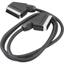 Scart Scart 3 Metre Siyah Kablo