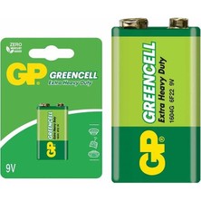 Gp 1604GLF Greencell 9 Volt Pil (Tekli)