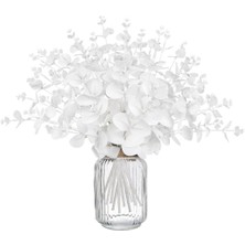 Nettenevime Yapay Çiçek Beyaz Okaliptus Aradal Arajman Çiçeği Eucalyptus