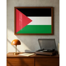 Fuart.Co Filistin Bayrağı Dijital Baskı Poster (Çerçevesiz) FLFU