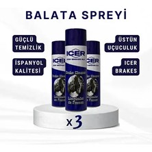 3 Adet Icer Fren Balata Temizleme Spreyi 500 ml