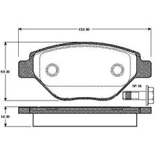 Fren Balata On Renault Megane Iı (Bm0/1,cm0/1) 1.4i 16V 2002-2008 770120673