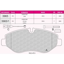 Fren Balata On Fıslı Iveco Daıly Iv 2.3i 2006-2011 42555881