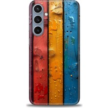 Samsung Galaxy S24 Hd Baskılı Kılıf + Seramik Tam Kaplayan Ekran Koruyucu 435