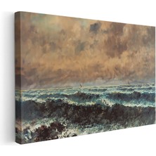 Artarilion Kanvas Yatay Duvar Tablosu Kanvas Dalgali Deniz Manzarasi2 Ev Ofis Salon Modern Duvar Tablosu